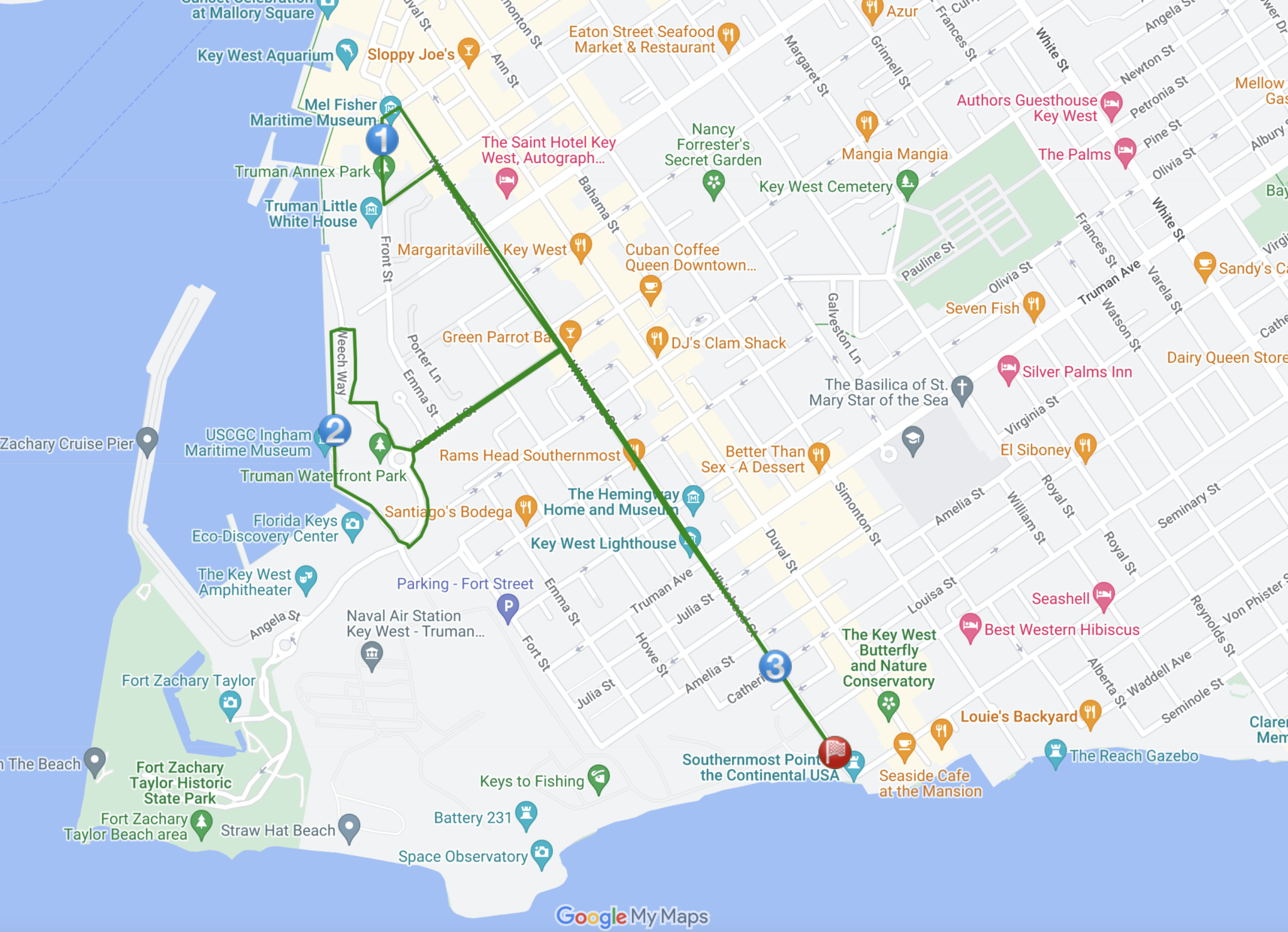 Hemingway 5K Sunset Run & Lazy Dog Paddle Board Race - Course Maps ...